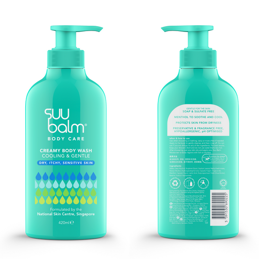 Suu Balm Creamy Body Wash (Cooling & Gentle)