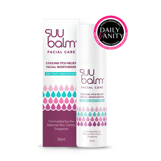 Suu Balm Cooling Itch Relief Facial Moisturiser (50ml)