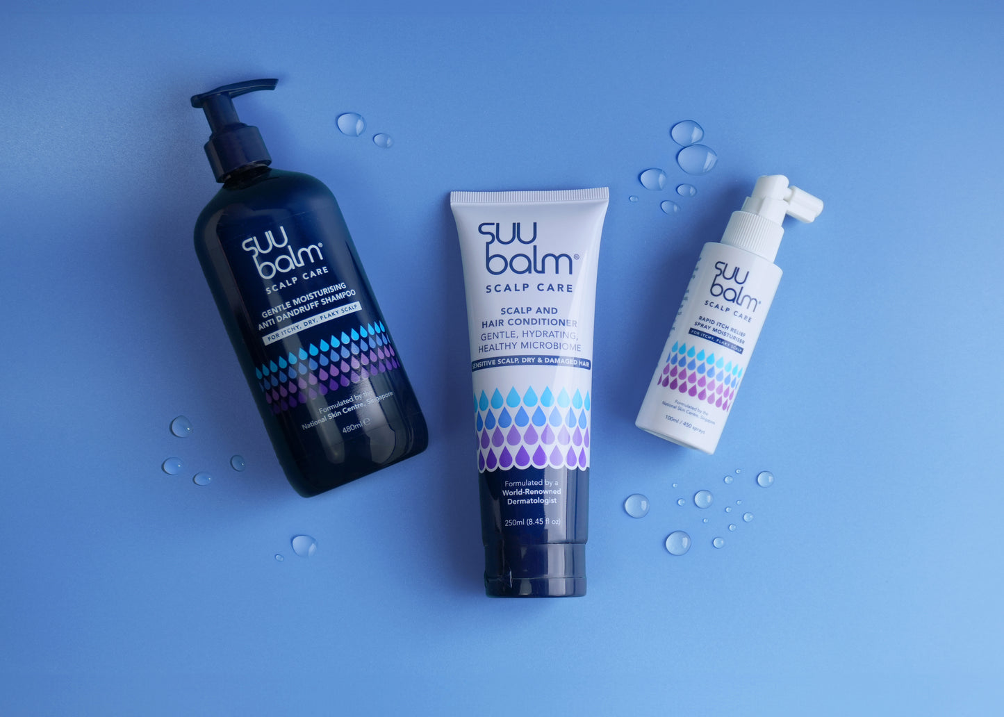 Suu balm Scalp Care Trio Bundle