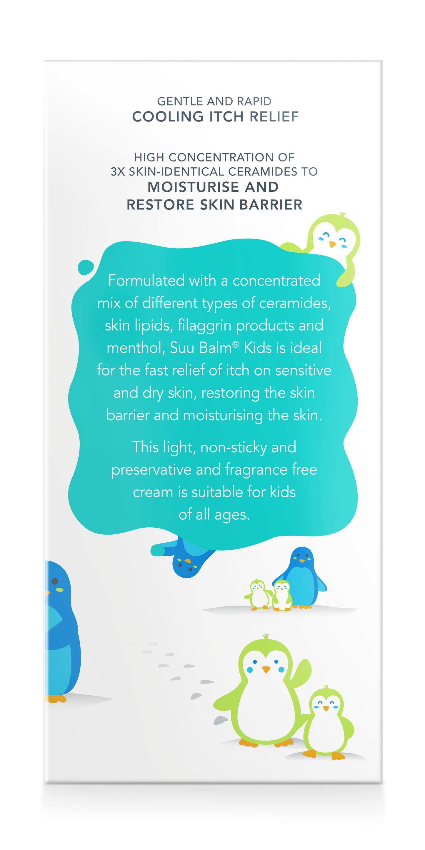 Duo Pack Suu Balm Kids Ceramide Moisturiser Gentle Itch Relief 75ml
