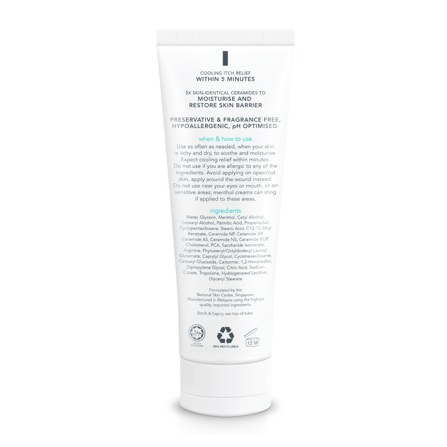 Suu Balm Ceramide Moisturiser Rapid Itch Relief