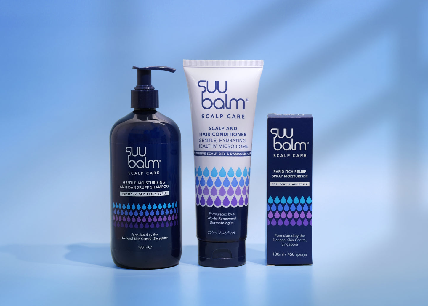 Suu balm Scalp Care Trio Bundle