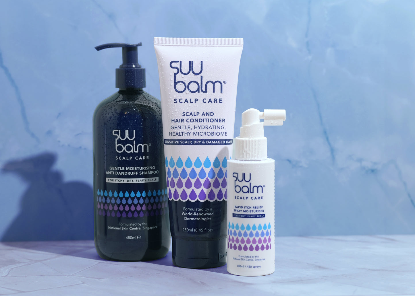 Suu balm Scalp Care Trio Bundle