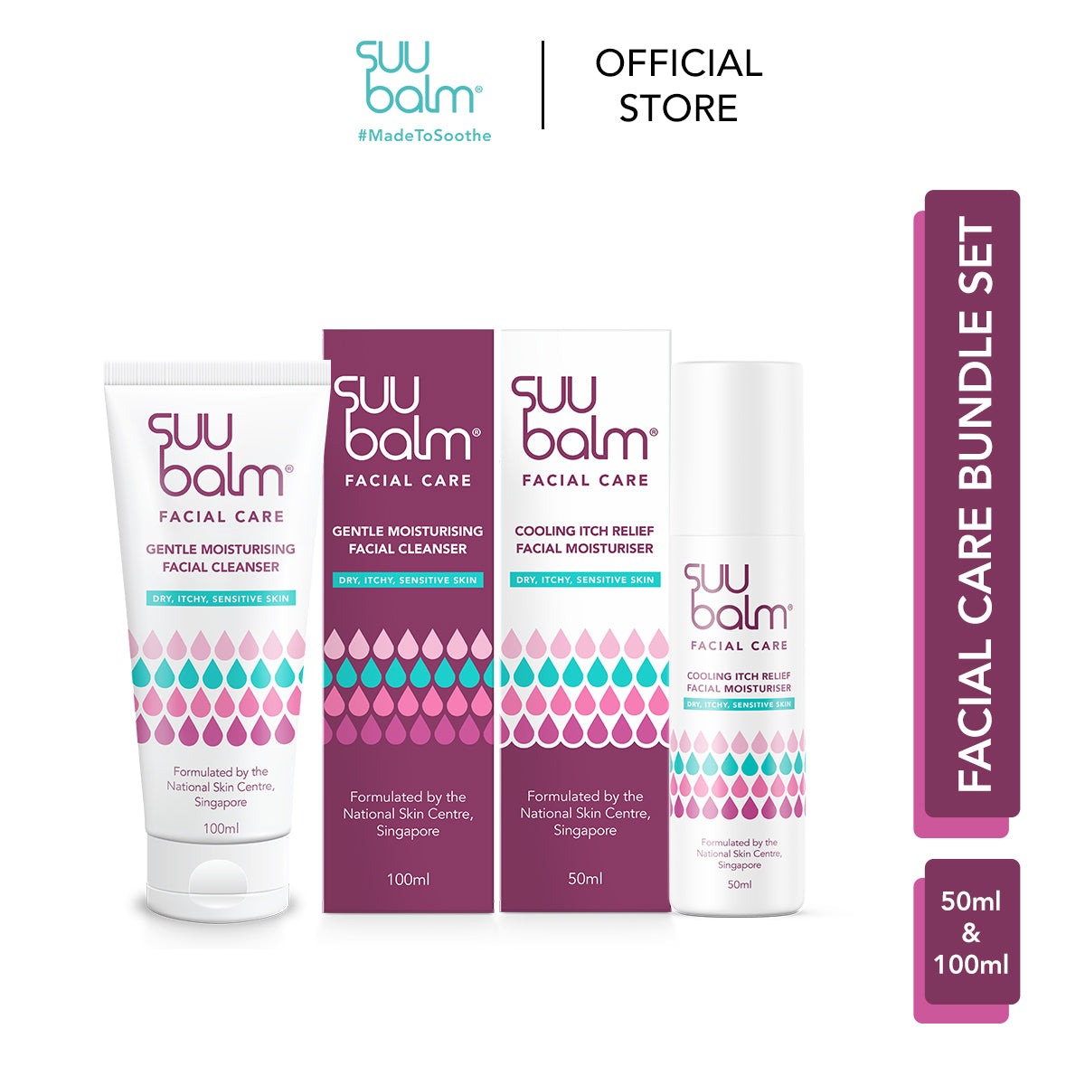Suu Balm Facial Care Bundle Set
